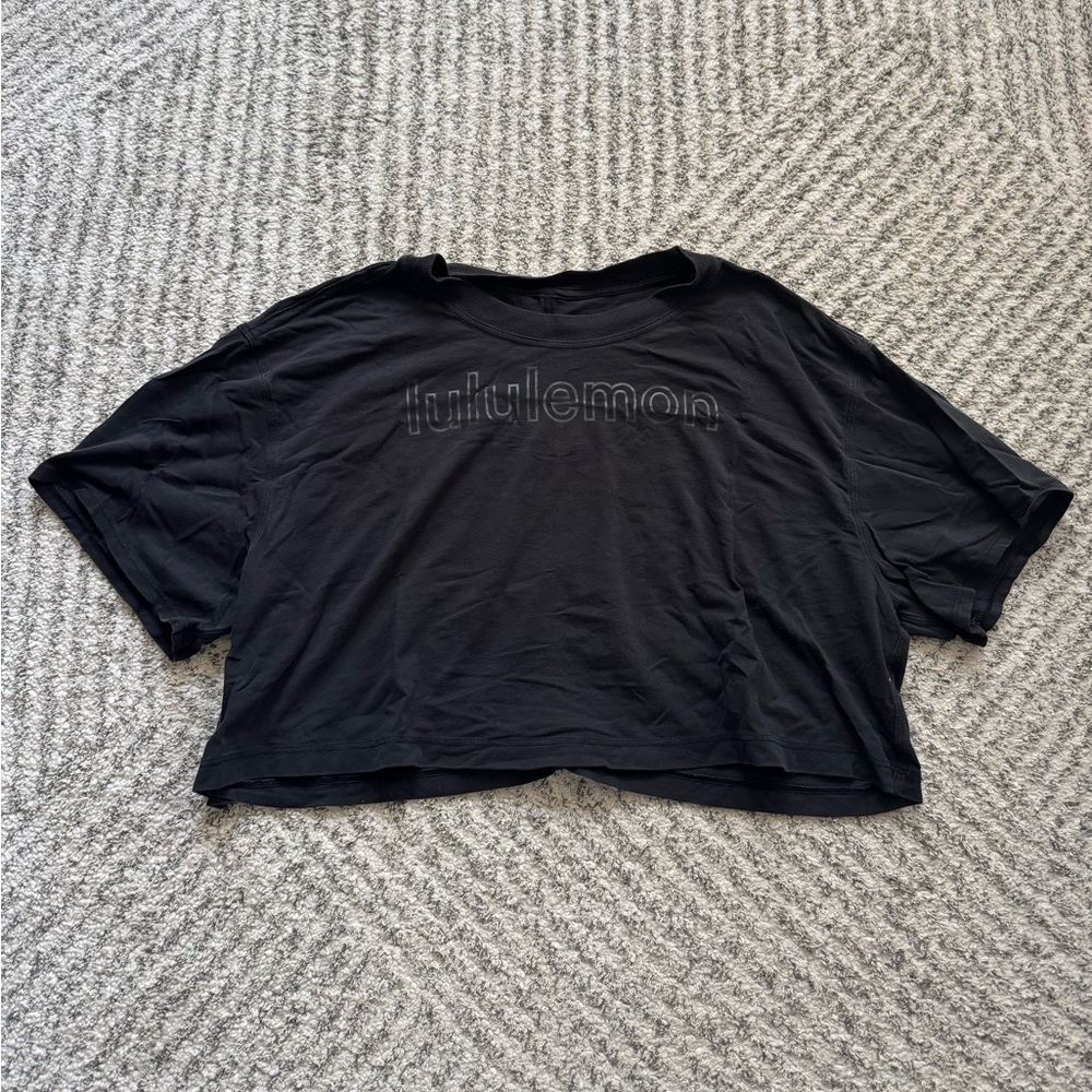 Lululemon all yours cropped graphic T-shirt
